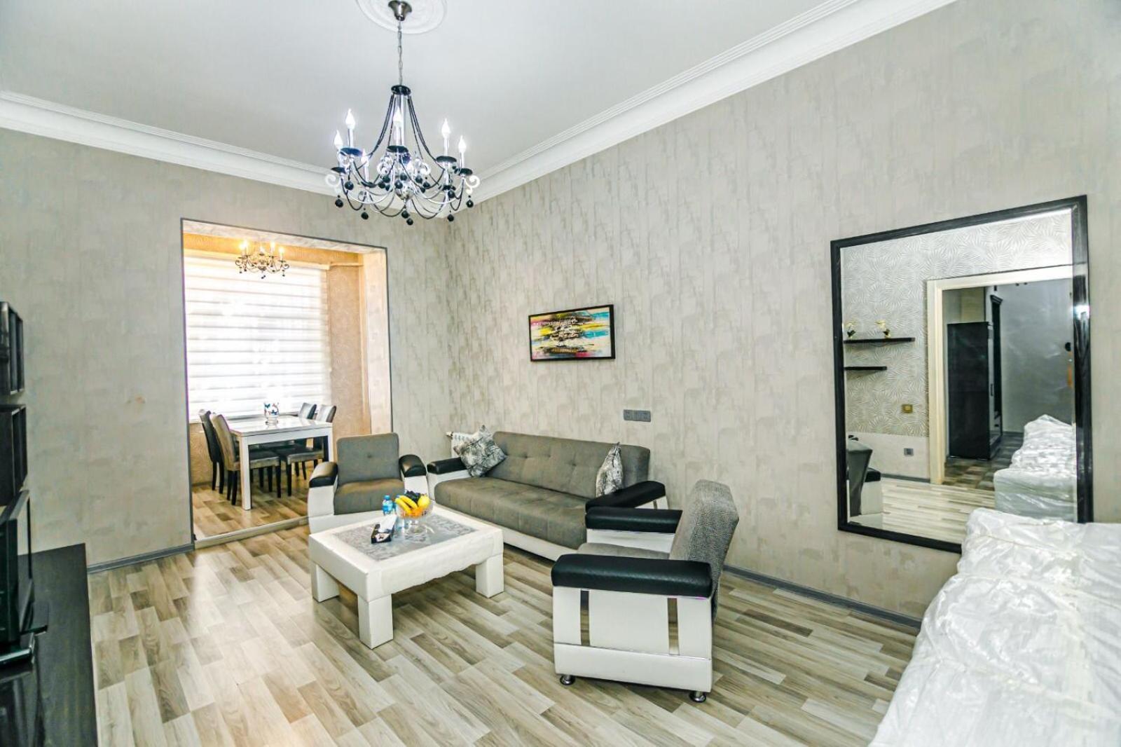 Azneft Square Deluxe Apartment Baku Exteriér fotografie