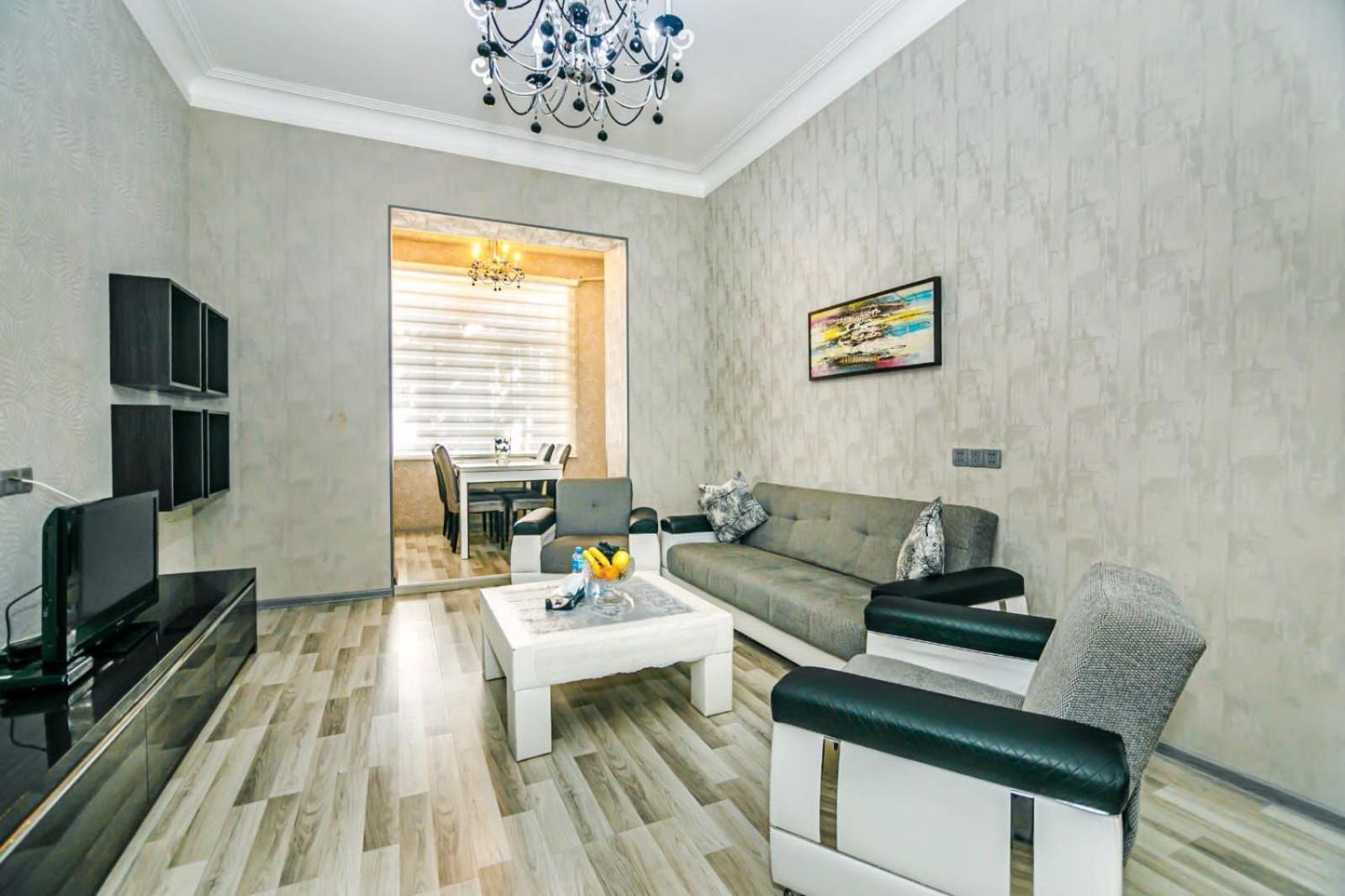 Azneft Square Deluxe Apartment Baku Exteriér fotografie