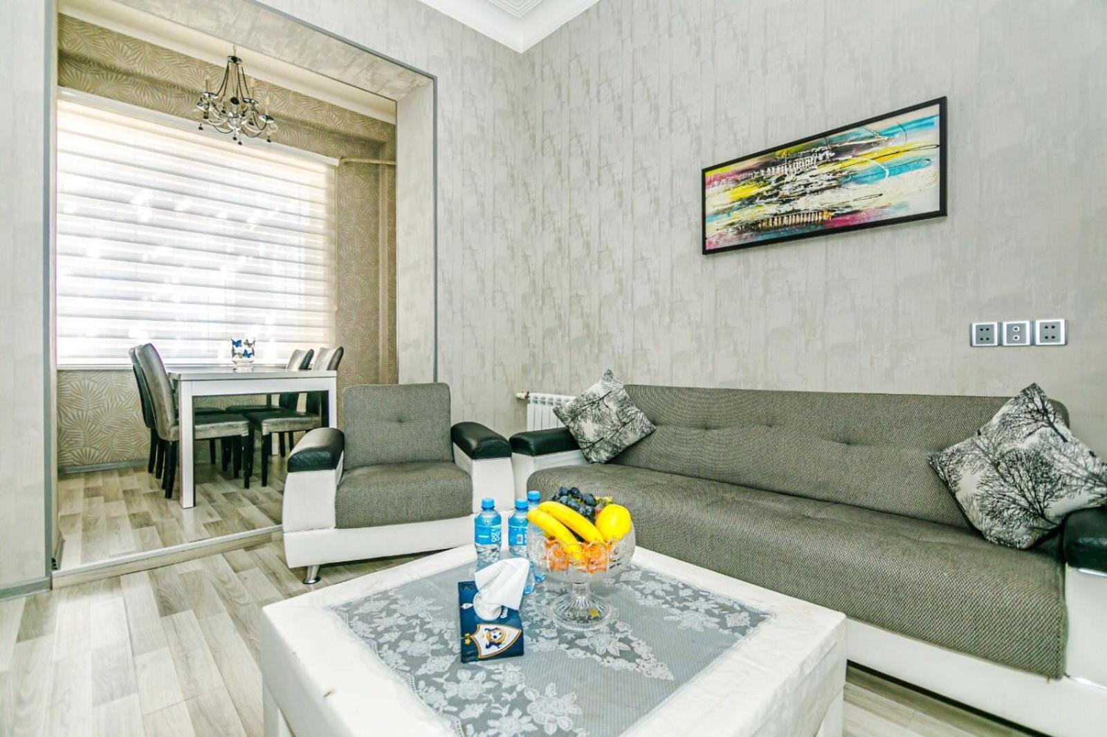 Azneft Square Deluxe Apartment Baku Exteriér fotografie