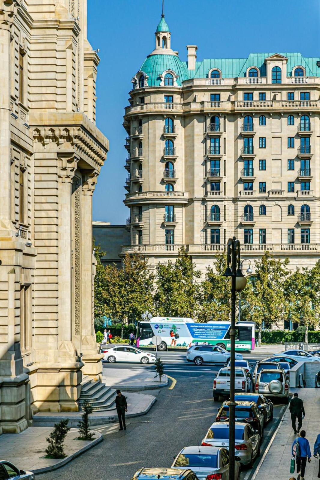 Azneft Square Deluxe Apartment Baku Exteriér fotografie