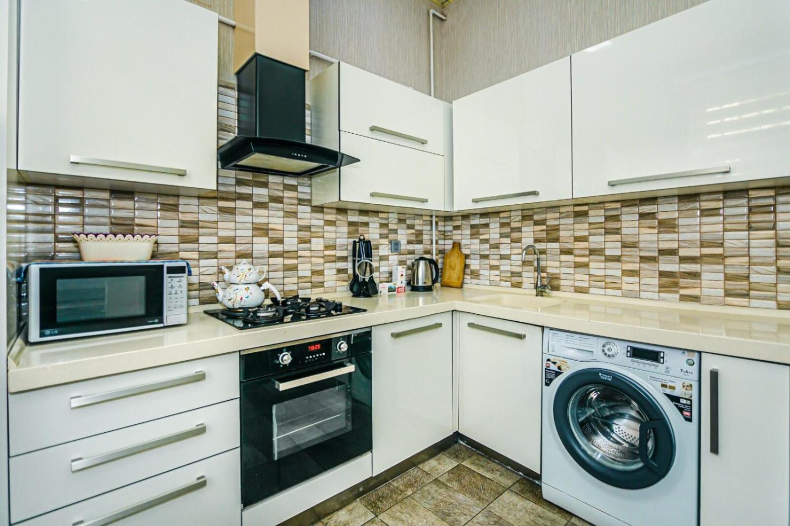 Azneft Square Deluxe Apartment Baku Exteriér fotografie