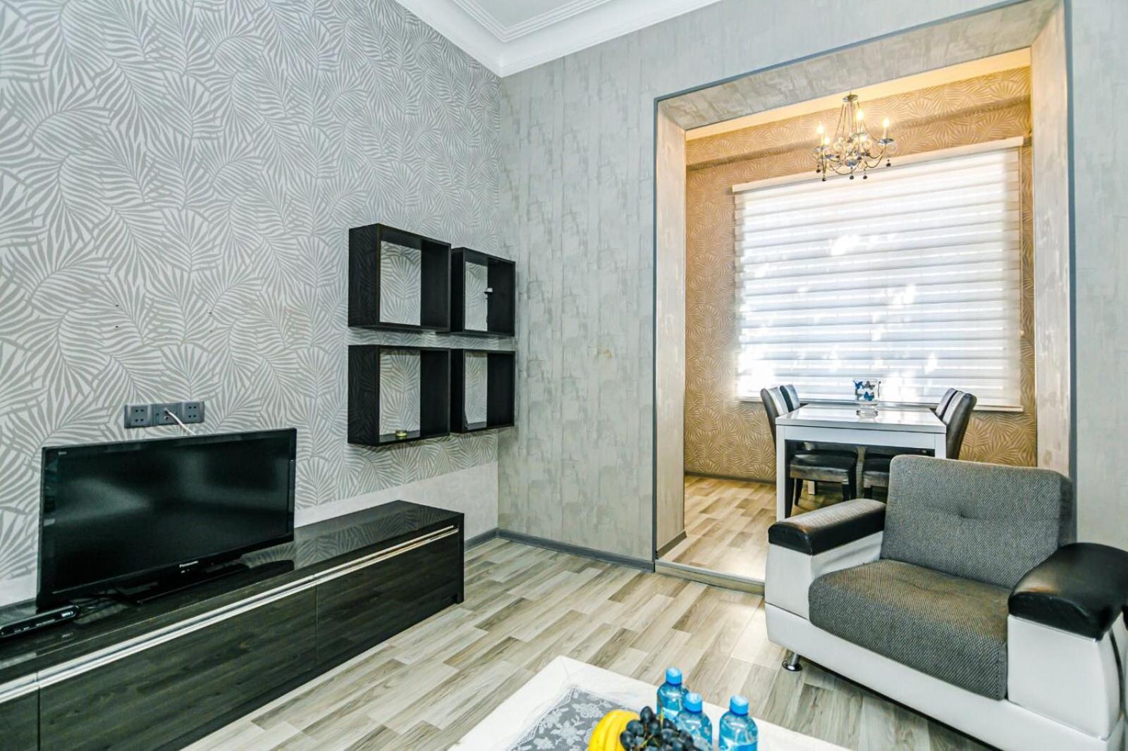Azneft Square Deluxe Apartment Baku Exteriér fotografie