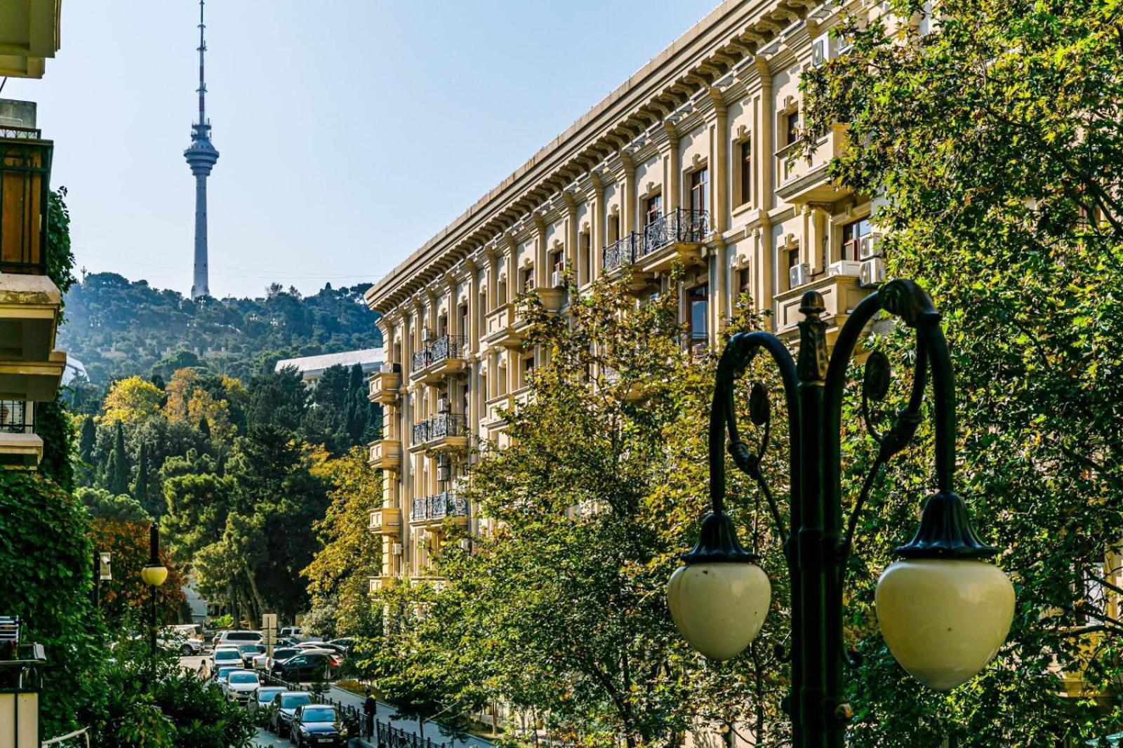 Azneft Square Deluxe Apartment Baku Exteriér fotografie