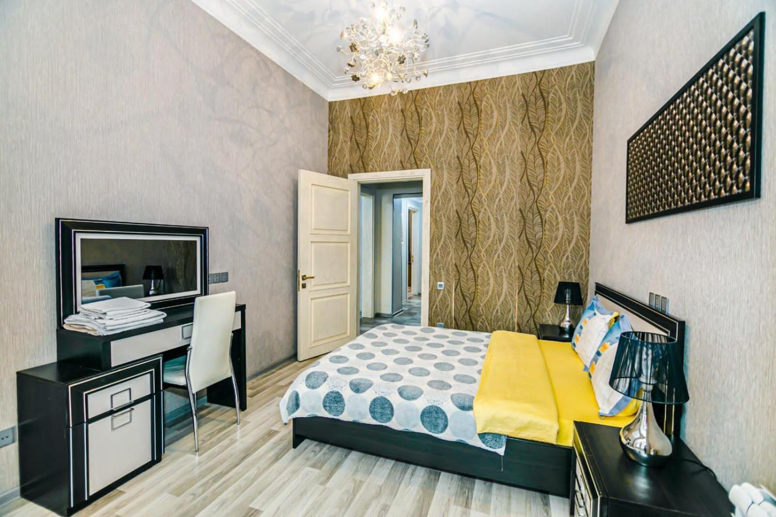 Azneft Square Deluxe Apartment Baku Exteriér fotografie