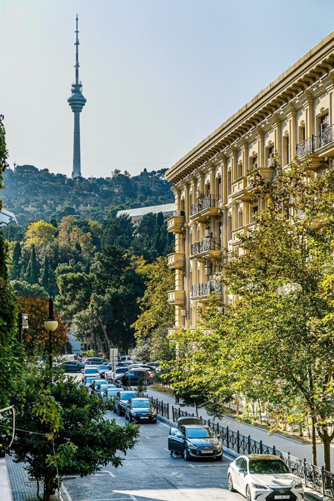 Azneft Square Deluxe Apartment Baku Exteriér fotografie